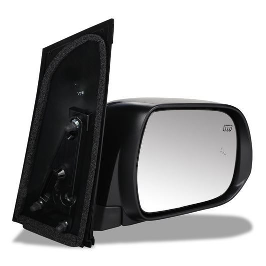 RETROVISOR MIRROR - OEM - 11-17 TOYOTA SIENNA - POWERED - HEATED - W/ BSD - FOLDING - RIGHT - BLACK MATERIAL