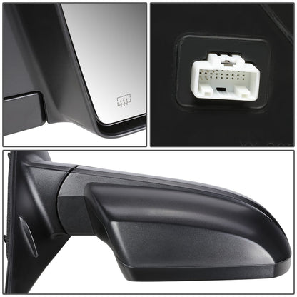 RETROVISOR MIRROR - OEM - 14-18 TOYOTA TUNDRA - POWERED - HEATED - TEXTURED - RIGHT - BLACK