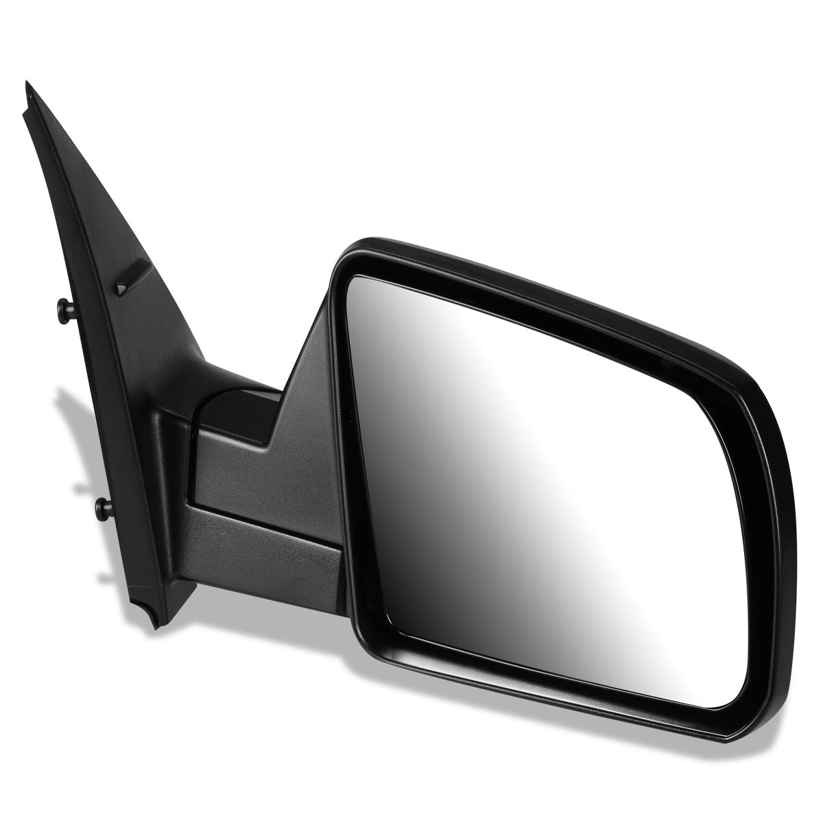 RETROVISOR MIRROR - OEM - 14-15 TOYOTA TUNDRA - MANUAL - TEXTURED - RIGHT - BLACK