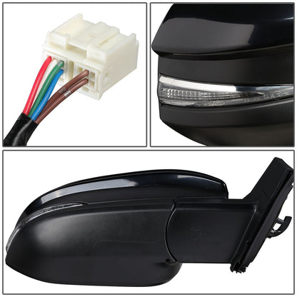 RETROVISOR MIRROR - OEM - 13-15 TOYOTA RAV4 - POWERED - HEATED - TEXTURED - RIGHT - BLACK