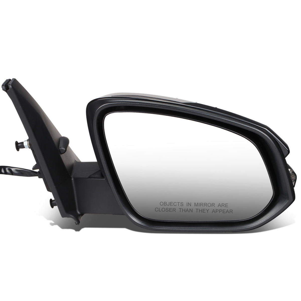 RETROVISOR MIRROR - OEM - 13-15 TOYOTA RAV4 - POWERED - HEATED - FOLDING - W/ SIGNAL LIGHT - W/ PUDDLE LIGHT - RIGHT - BLACK MATERIAL