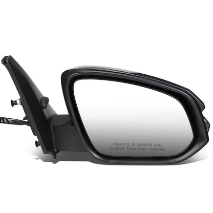 RETROVISOR MIRROR - OEM - 13-15 TOYOTA RAV4 - POWERED - HEATED - FOLDING - W/ SIGNAL LIGHT - W/ PUDDLE LIGHT - RIGHT - BLACK MATERIAL