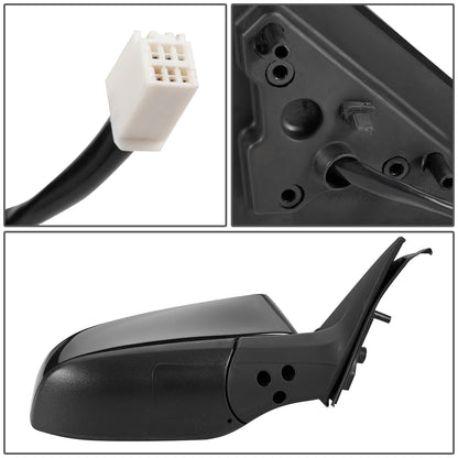 RETROVISOR MIRROR - OEM - 12-14 TOYOTA CAMRY - POWERED - HEATED - W/ BSD - FOLDING - RIGHT - BLACK MATERIAL