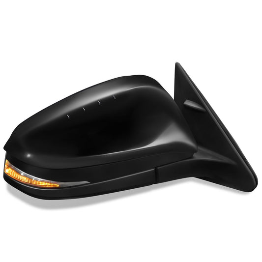 RETROVISOR MIRROR - OEM - 14-16 TOYOTA HIGHLANDER - POWERED - HEATED - PAINTABLE - RIGHT - BLACK