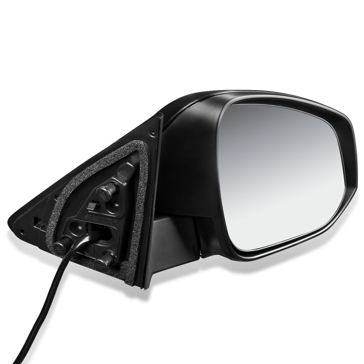 RETROVISOR MIRROR - OEM - 14-17 TOYOTA HIGHLANDER - POWERED - PAINTABLE - RIGHT - BLACK