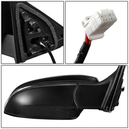 RETROVISOR MIRROR - OEM - 14-17 TOYOTA HIGHLANDER - POWERED - PAINTABLE - RIGHT - BLACK