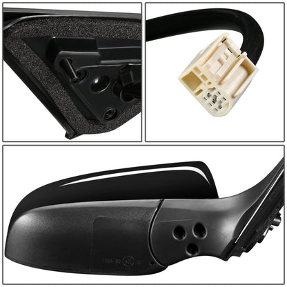 RETROVISOR MIRROR - OEM - 15-17 TOYOTA CAMRY - POWERED - HEATED - PAINTABLE - RIGHT - BLACK