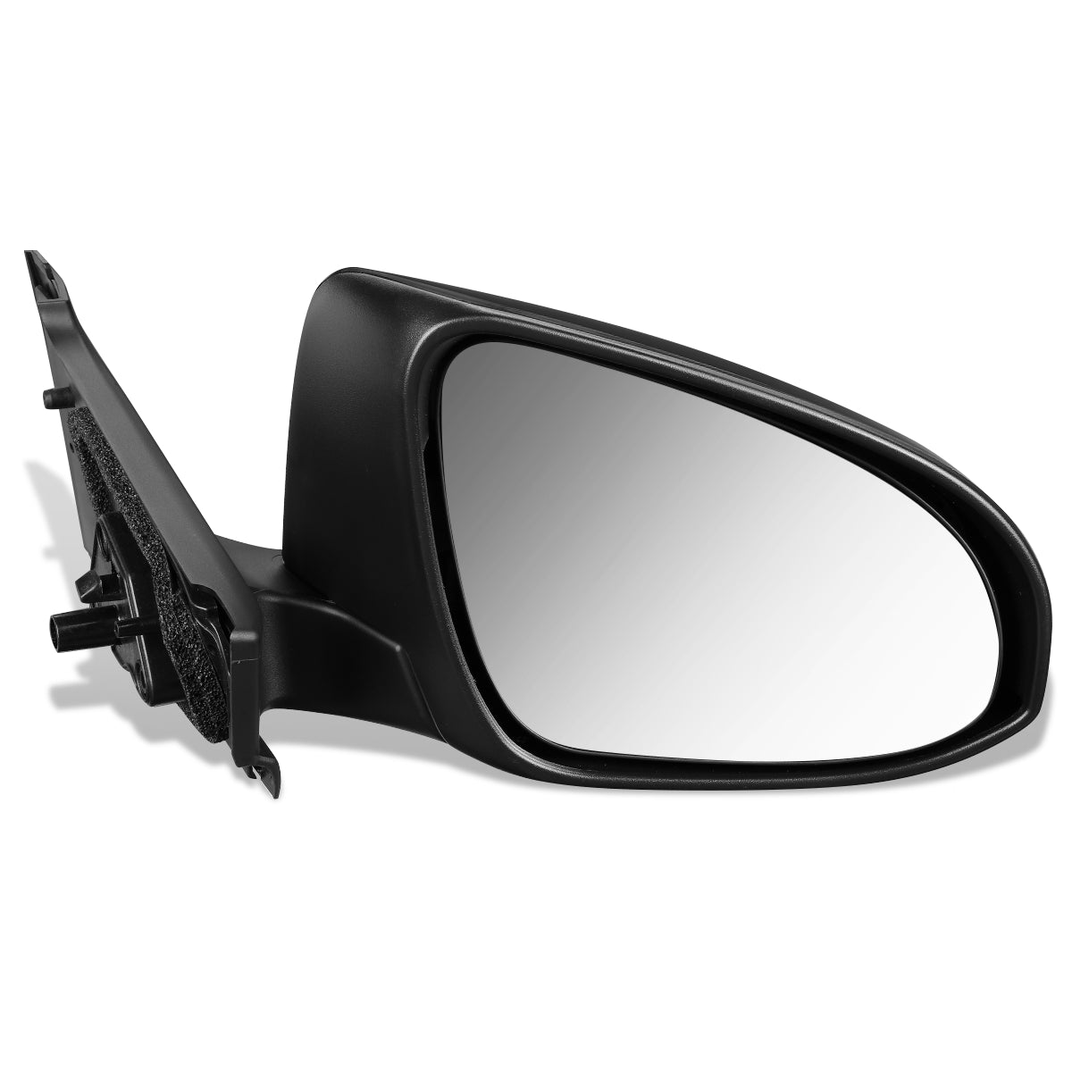 RETROVISOR MIRROR - OEM - 15-18 TOYOTA YARIS HATCHBACK - MANUAL - PAINTABLE - RIGHT - BLACK