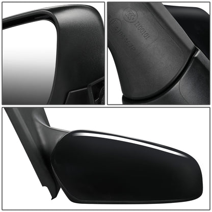 RETROVISOR MIRROR - OEM - 15-17 TOYOTA YARIS - POWERED - FOLDING - RIGHT - BLACK MATERIAL