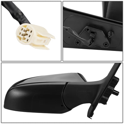 RETROVISOR MIRROR - OEM - 15-17 TOYOTA YARIS - POWERED - FOLDING - HEATED - RIGHT - BLACK MATERIAL