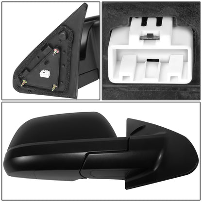 RETROVISOR MIRROR - OE STYLE - TOYOTA SEQUOIA 14-17 - WITH POWER - PASSENGER SIDE - PAINT TO MATCH - BLACK