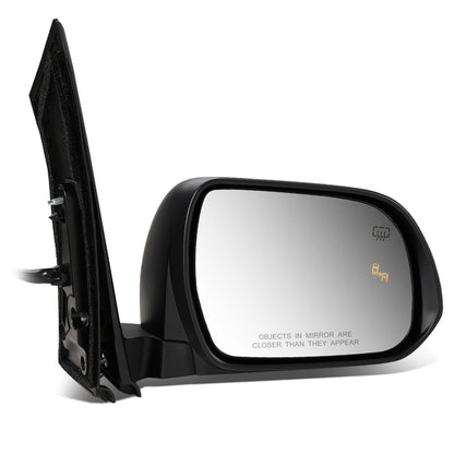 RETROVISOR MIRROR - OEM - 11-17 TOYOTA SIENNA - POWERED - HEATED - W/ SIGNAL LIGHT - W/ MEMORY - W/ PUDDLE LIGHT - W/ BSD - W/O DIMMER - FOLDING - RIGHT - BLACK