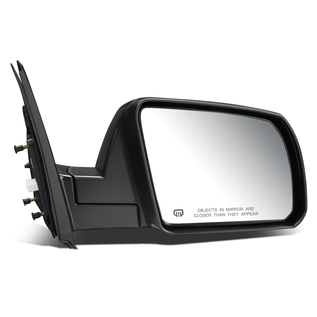 RETROVISOR MIRROR - OEM - 14-20 TOYOTA TUNDRA - POWERED - HEATED - FOLDING - RIGHT - BLACK MATERIAL