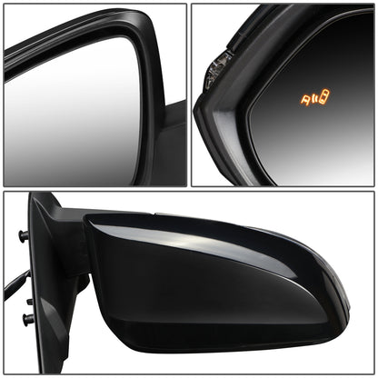 RETROVISOR MIRROR - OEM - 16-17 TOYOTA TACOMA - POWER MIRROR ADJUSTMENT - HEATED - SIGNAL LIGHT - BLIND SPOT DETECTION - FOLDING - W/O MEMORY, PUDDLE LIGHT OR ASPHERICAL GLASS - FOLDING - PAINTABLE - ONLY FITS VEHICLES W/ MATCHING FUNCTIONS AS MIRROR -