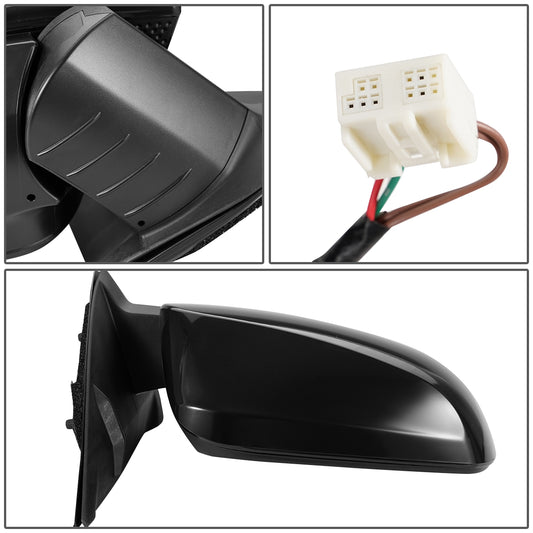 RETROVISOR MIRROR - OEM - 16-19 TOYOTA TACOMA - POWERED - HEATED - FOLDING - RIGHT - BLACK MATERIAL