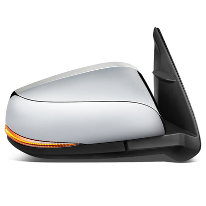 RETROVISOR MIRROR - OEM - 16-17 TOYOTA TACOMA - POWER MIRROR ADJUSTMENT - HEATED - W/ SIGNAL LIGHT - FOLDING - BLIND SPOT DETECTION - W/O PUDDLE LIGHT - ONLY FITS VEHICLES W/ MATCHING FUNCTIONS AS MIRROR - RIGHT - BLACK / CHROME COVER