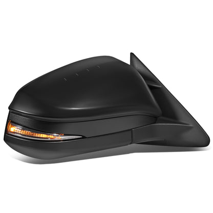 RETROVISOR MIRROR - OEM - 14-16 TOYOTA HIGHLANDER - POWERED - HEATED - W/ SIGNAL LIGHT - W/ BSD - FOLDING - RIGHT - BLACK MATERIAL