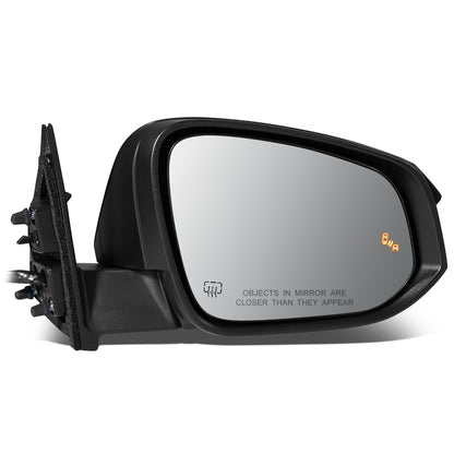RETROVISOR MIRROR - OEM - 14-16 TOYOTA HIGHLANDER - POWERED - HEATED - W/ SIGNAL LIGHT - W/ BSD - FOLDING - RIGHT - BLACK MATERIAL