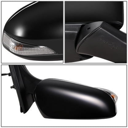 RETROVISOR MIRROR - OEM - 17-19 TOYOTA C-HR - POWERED - HEATED - W/ SIGNAL LIGHT - POWER FOLDING - RIGHT - BLACK MATERIAL