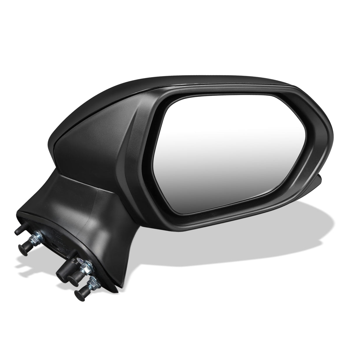 RETROVISOR MIRROR - OEM - 18-20 TOYOTA CAMRY - POWERED - FOLDING - RIGHT - BLACK MATERIAL