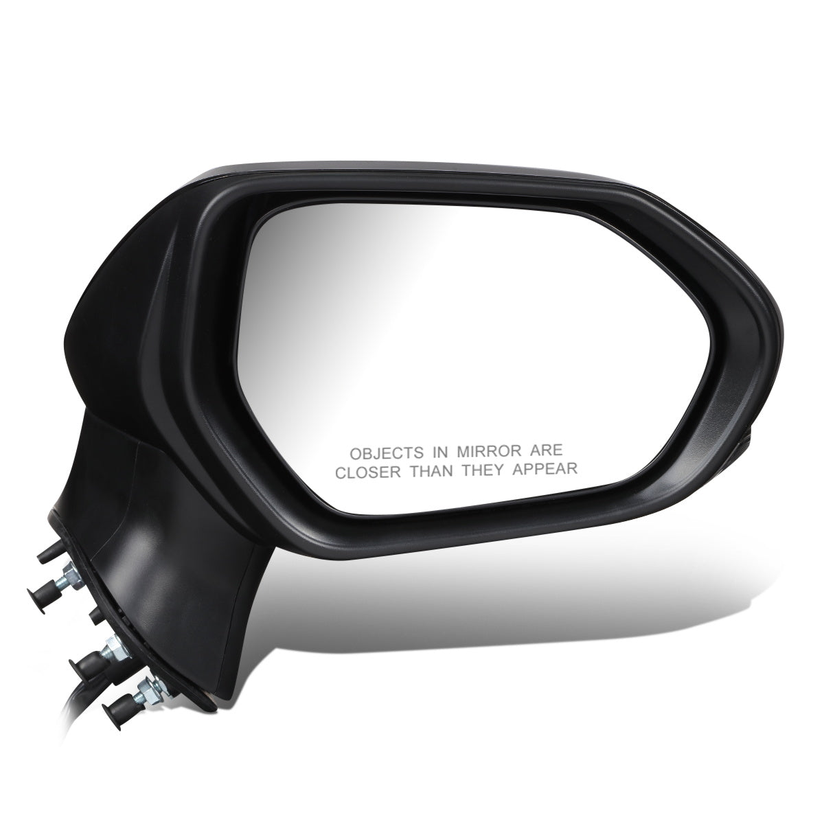 RETROVISOR MIRROR - OEM - 18-20 TOYOTA CAMRY - POWERED - HEATED - W/ SIGNAL LIGHT - FOLDING - RIGHT - BLACK MATERIAL