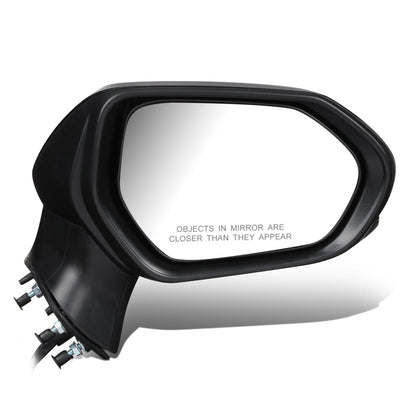 RETROVISOR MIRROR - OEM - 18-20 TOYOTA CAMRY - POWERED - HEATED - W/ SIGNAL LIGHT - FOLDING - RIGHT - BLACK MATERIAL