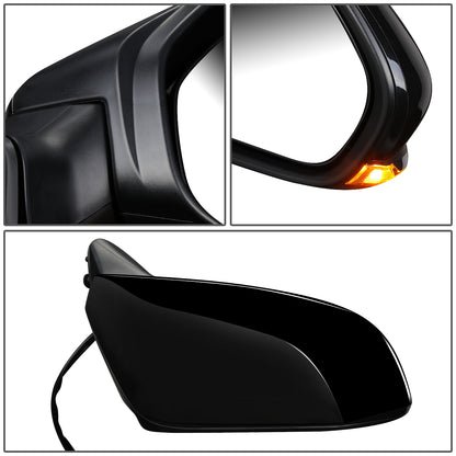 RETROVISOR MIRROR - OEM - 18-20 TOYOTA CAMRY - POWERED - HEATED - W/ SIGNAL LIGHT - FOLDING - RIGHT - BLACK MATERIAL