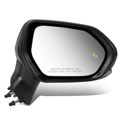 RETROVISOR MIRROR - OEM - 18-20 TOYOTA CAMRY - POWERED - HEATED - W/ SIGNAL LIGHT - W/ BSD - FOLDING - RIGHT - BLACK MATERIAL