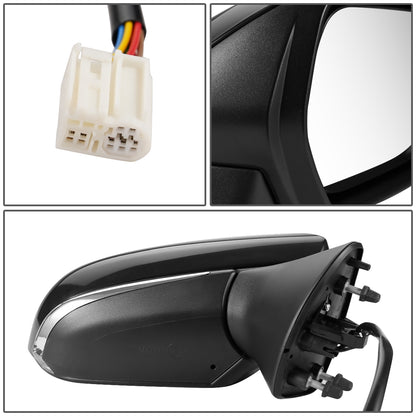 RETROVISOR MIRROR - OEM - 18-20 TOYOTA CAMRY - POWERED - HEATED - W/ SIGNAL LIGHT - W/ BSD - FOLDING - RIGHT - BLACK MATERIAL