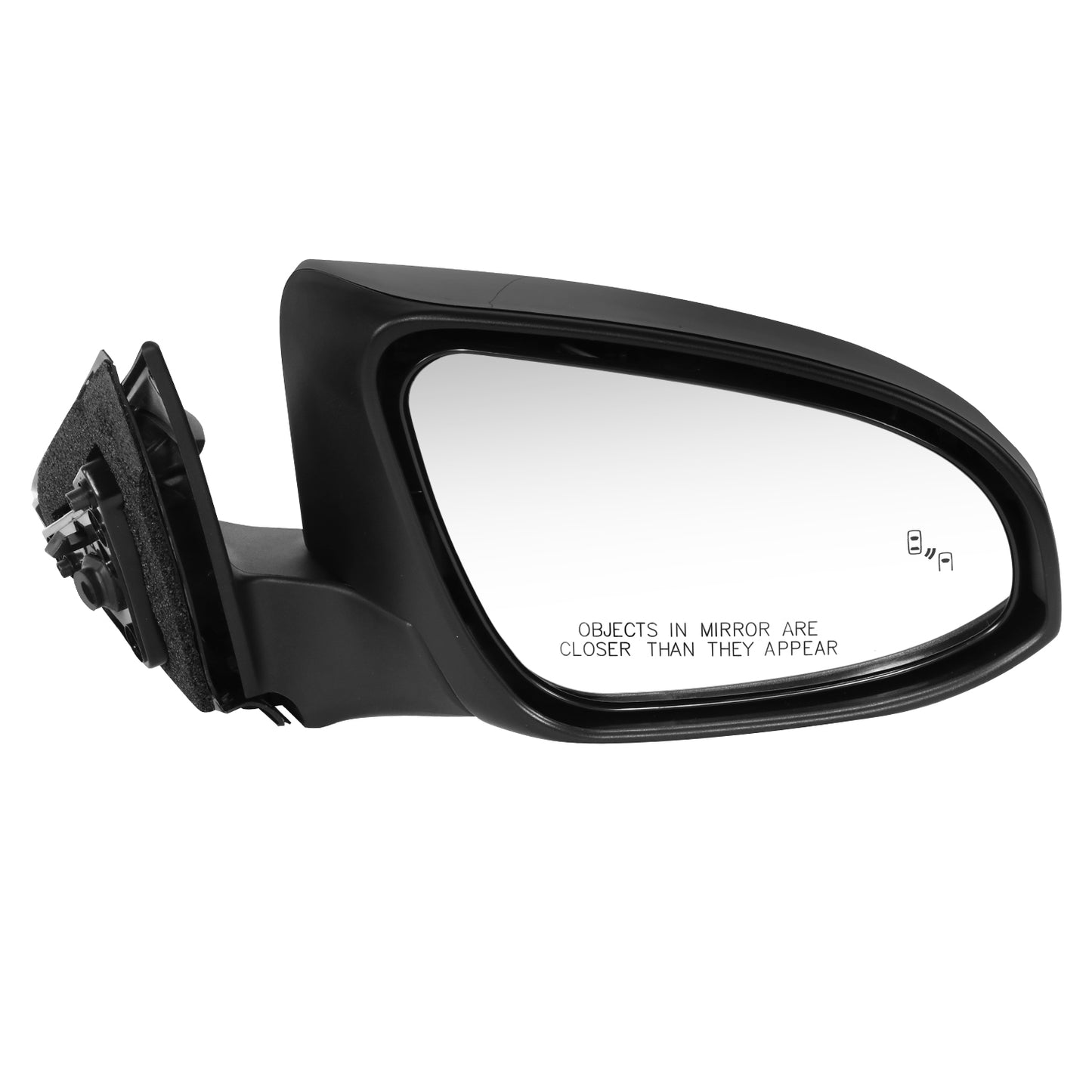 RETROVISOR MIRROR - OE STYLE - TOYOTA CAMRY 15 - WITH POWER WITH HEATED GLASS WITH BLIND SPOT - PASSENGER SIDE - PAINT TO MATCH - BLACK