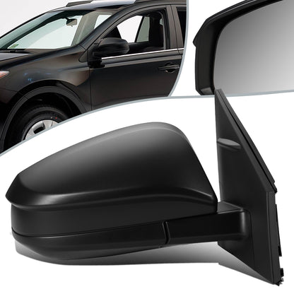 RETROVISOR MIRROR - OEM - 13-15 TOYOTA RAV4 - POWERED - FOLDING - TEXTURED - RIGHT - BLACK