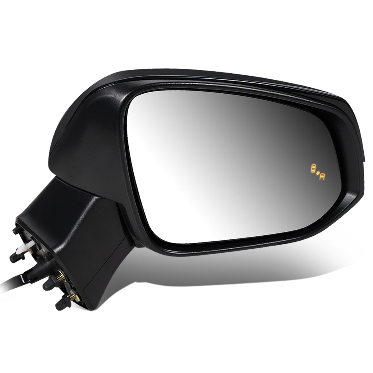 RETROVISOR MIRROR - OEM - 19+ TOYOTA RAV4 - POWERED - HEATED - W/ SIGNAL LIGHT - W/ BSD - FOLDING - RIGHT - BLACK MATERIAL