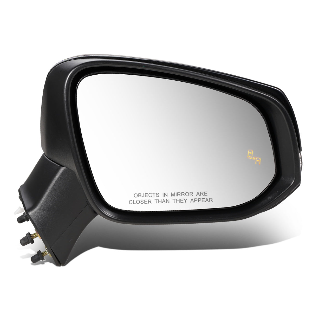 RETROVISOR MIRROR - OEM - 19+ TOYOTA RAV4 - POWERED - HEATED - W/ SIGNAL LIGHT - W/ BSD - FOLDING - RIGHT - BLACK MATERIAL