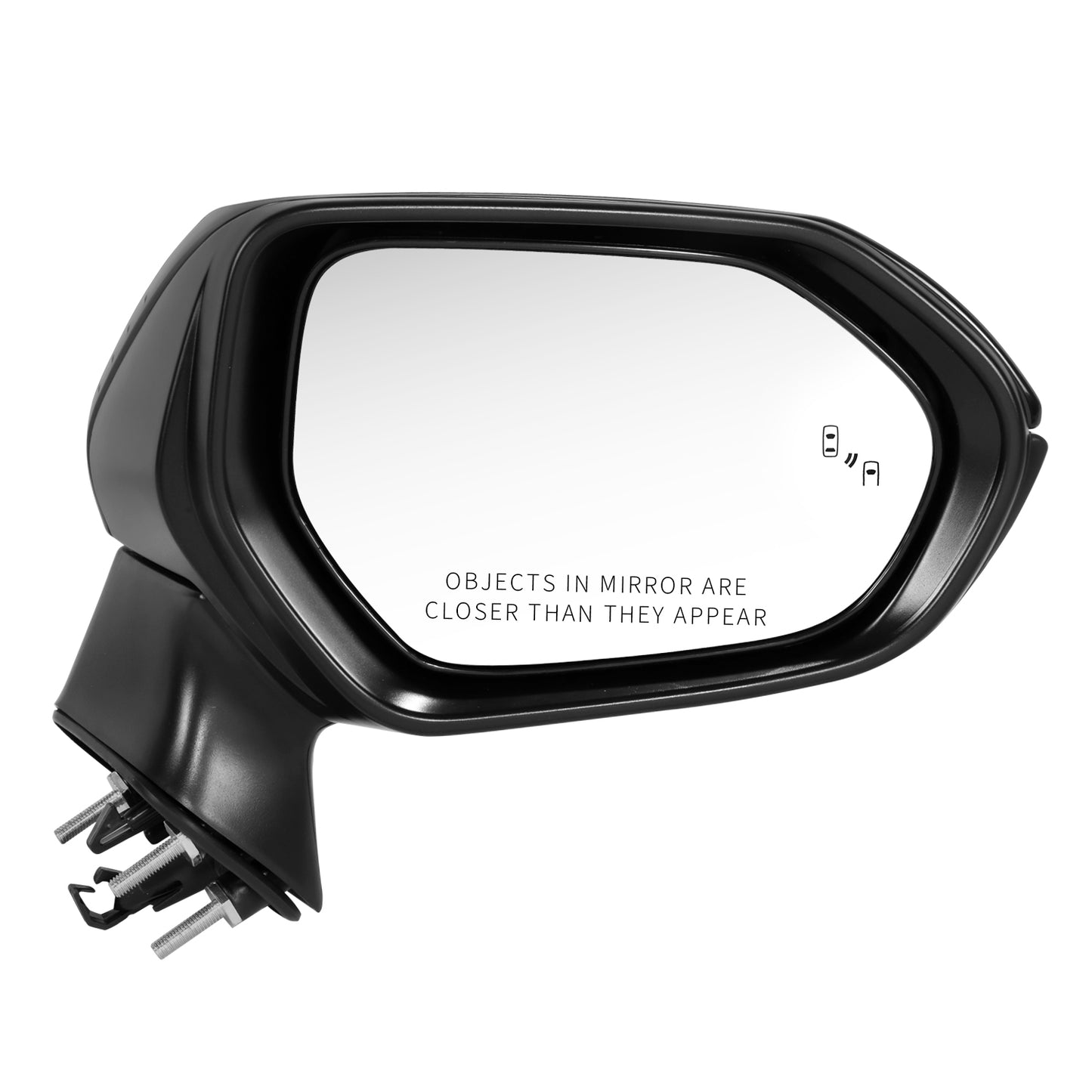 RETROVISOR MIRROR - OE STYLE - TOYOTA COROLLA 20-24 - WITH POWER WITH HEATED WITH BLIND SPOT - PASSENGER SIDE - PAINT TO MATCH - BLACK