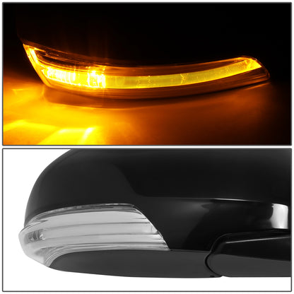 RETROVISOR MIRROR - OE STYLE - TOYOTA AVALON 11-12 - WITH POWER WITH HEATED GLASS WITH SIGNAL WITH MEMORY - PASSENGER SIDE - PAINT TO MATCH - BLACK