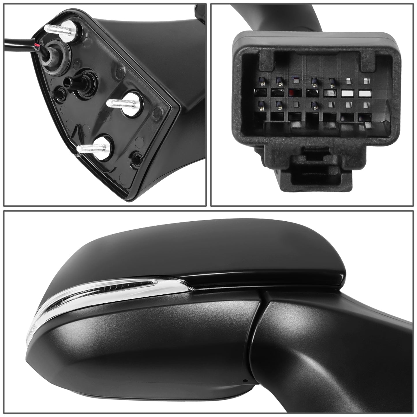 RETROVISOR MIRROR - TOYOTA HIGHLANDER 2020-2024 - WITH POWER WITH HEATED GLASS WITH SIGNAL WITH BLIND SPOT - OE STYLE - PASSENGER RIGHT SIDE