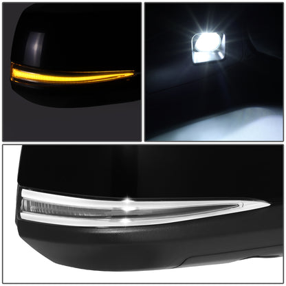 RETROVISOR MIRROR - OE STYLE - TOYOTA HIGHLANDER 2020-2024 - WITH POWER WITH HEATED GLASS WITH SIGNAL WITH BLIND SPOT WITH MEMORY WITH REVERSE TILT - PASSENGER RIGHT SIDE - BLACK