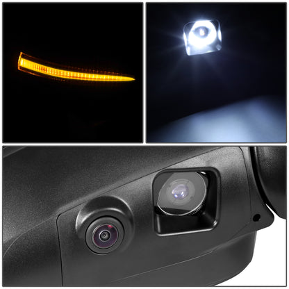 RETROVISOR MIRROR - OE STYLE - TOYOTA HIGHLANDER 20-24 - WITH POWER WITH HEATED GLASS WITH SIGNAL WITH BLIND SPOT WITH MEMORY WITH CAMERA - PASSENGER SIDE - PAINT TO MATCH - BLACK