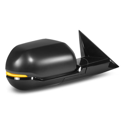 RETROVISOR MIRROR - OE STYLE - TOYOTA TUNDRA 22-24 - WITH POWER WITH HEATED WITH SIGNAL WITH BLIND SPOT - PASSENGER SIDE - PAINT TO MATCH - BLACK