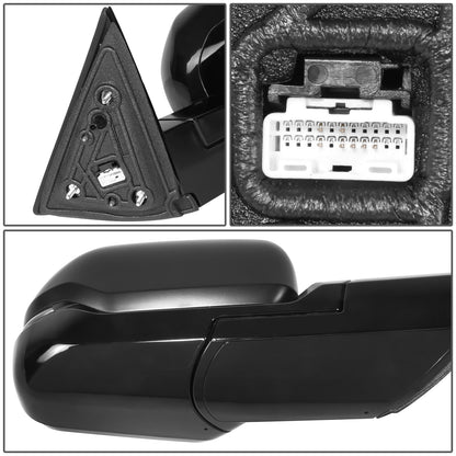 RETROVISOR MIRROR - OE STYLE - TOYOTA TUNDRA 22-24 - WITH POWER WITH HEATED WITH SIGNAL WITH BLIND SPOT - PASSENGER SIDE - PAINT TO MATCH - BLACK