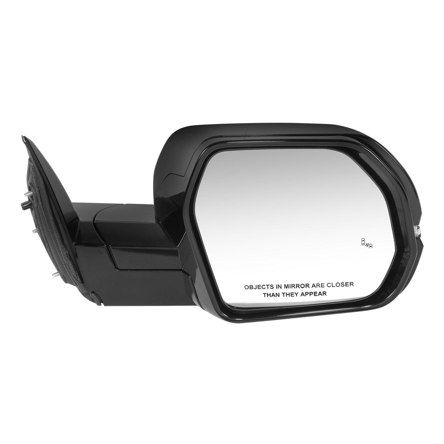 RETROVISOR MIRROR - OE STYLE - TOYOTA TUNDRA 22-24 - WITH POWER WITH HEATED WITH SIGNAL WITH BLIND SPOT - PASSENGER SIDE - PAINT TO MATCH - BLACK
