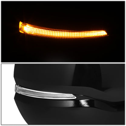 RETROVISOR MIRROR - OE STYLE - TOYOTA TUNDRA 22-24 - WITH POWER WITH HEATED WITH SIGNAL WITH BLIND SPOT - PASSENGER SIDE - PAINT TO MATCH - BLACK