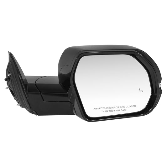 RETROVISOR MIRROR - OE STYLE - TOYOTA TUNDRA 22-24 - WITH POWER FOLD WITH HEATED WITH SIGNAL WITH BLIND SPOT WITH MEMORY - TEXTURE COVER - PASSENGER SIDE - PAINT TO MATCH - BLACK