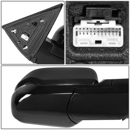 RETROVISOR MIRROR - OE STYLE - TOYOTA TUNDRA 22-24 - WITH POWER WITH HEATED WITH SIGNAL WITH BLIND SPOT - GLOSS COVER - PASSENGER SIDE - PAINT TO MATCH - BLACK