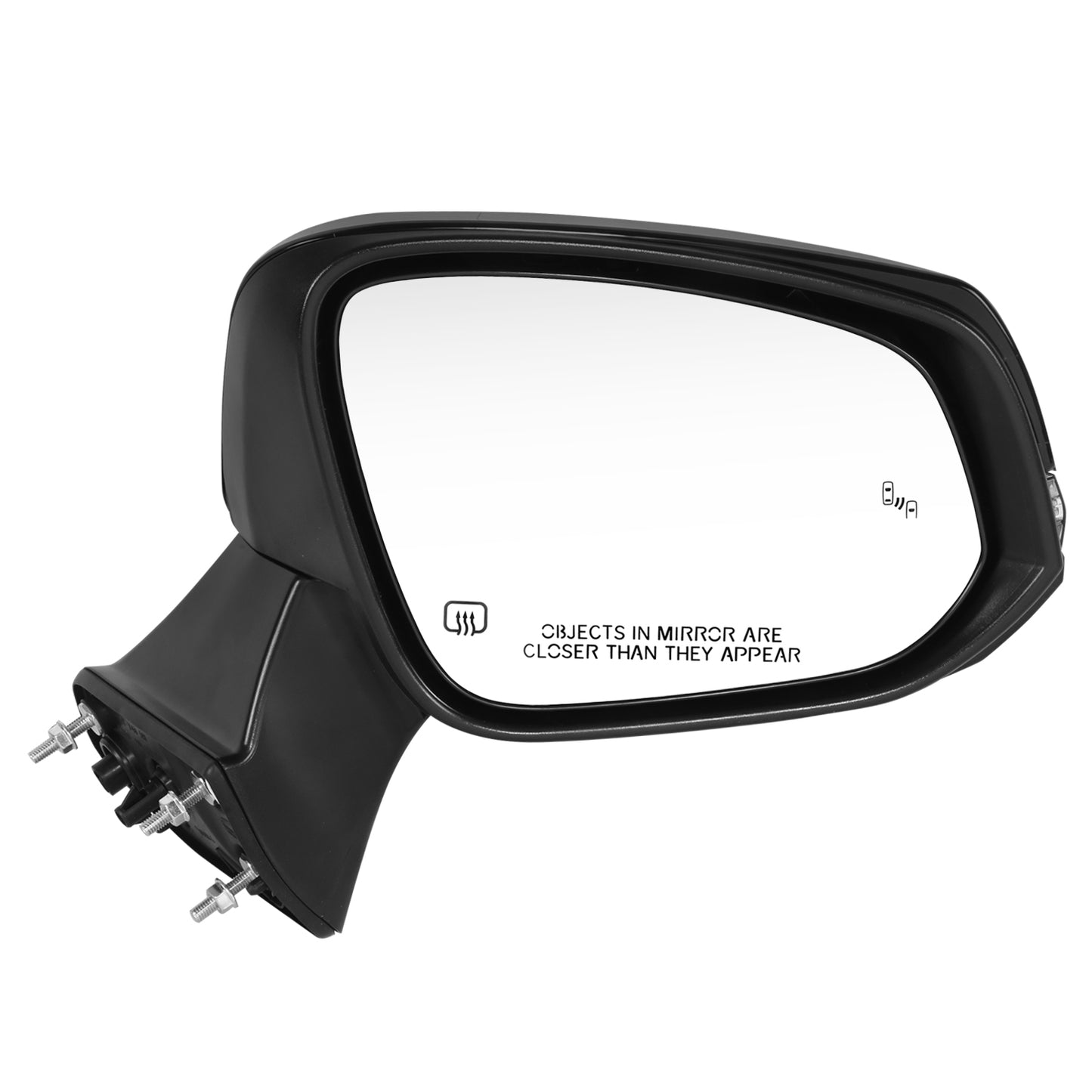 RETROVISOR MIRROR - OE STYLE - TOYOTA HIGHLANDER 20-24 - WITH POWER WITH HEATED GLASS WITH SIGNAL WITH BLIND SPOT WITH MEMORY - PASSENGER SIDE - PAINT TO MATCH - BLACK