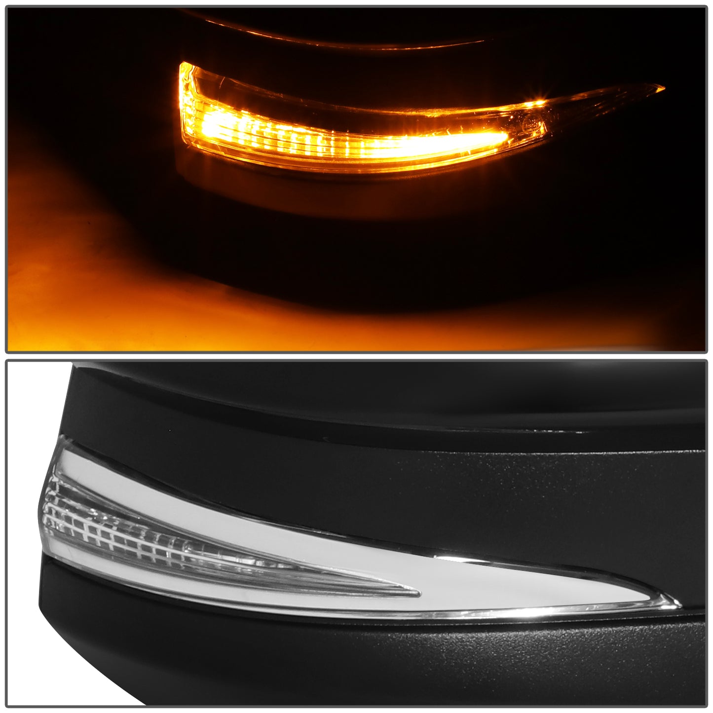 RETROVISOR MIRROR - OE STYLE - TOYOTA RAV4 16-18 - WITH POWER WITH HEATED WITH SIGNAL - PASSENGER SIDE - PAINT TO MATCH - BLACK