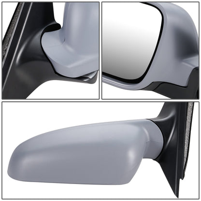 RETROVISOR MIRROR - OEM - 97-99 VOLKSWAGEN PASSAT - POWERED - HEATED - FOLDING - LEFT - GRAY