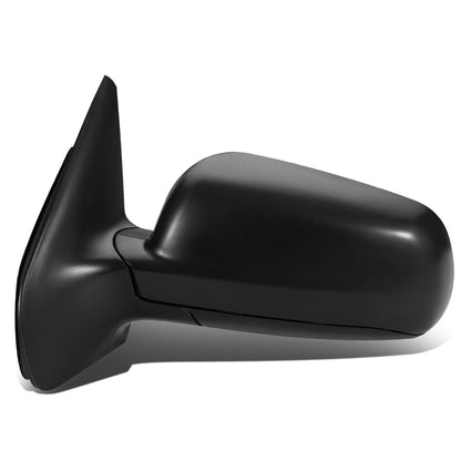 RETROVISOR MIRROR - OEM - 98-03 VOLKSWAGEN GOLF - MANUAL - W/ LEVER - HEATED - FOLDING - W/ CHROME GLASS - TEXTURED - LEFT - BLACK