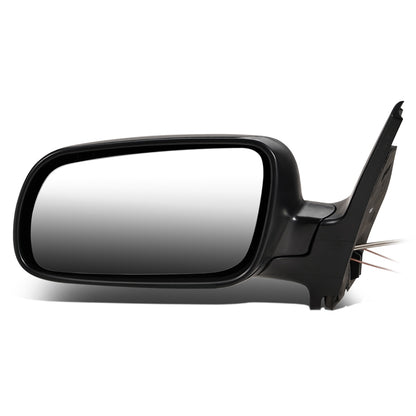 RETROVISOR MIRROR - OEM - 98-03 VOLKSWAGEN GOLF - MANUAL - W/ LEVER - HEATED - FOLDING - W/ CHROME GLASS - TEXTURED - LEFT - BLACK
