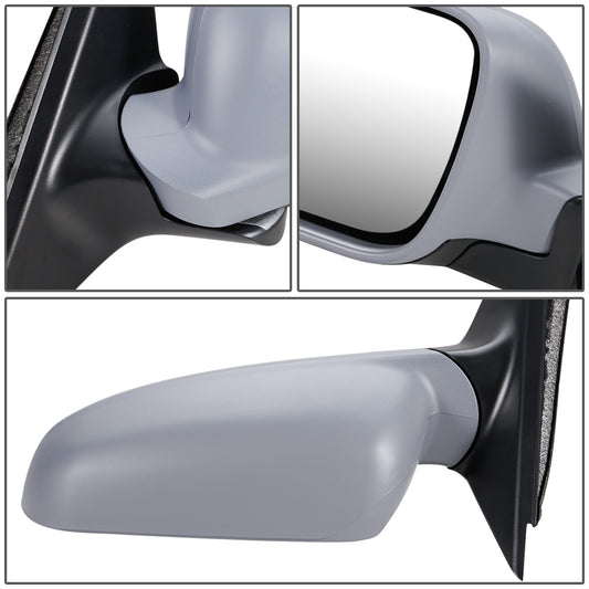 RETROVISOR MIRROR - OEM - 97-99 VOLKSWAGEN PASSAT - POWERED - HEATED - FOLDING - LEFT - GRAY